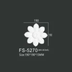 FS-5270 PU decorative ornament for wall and ceiling decoration