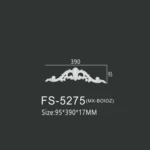 FS-5275 PU decorative ornament for wall and ceiling decoration
