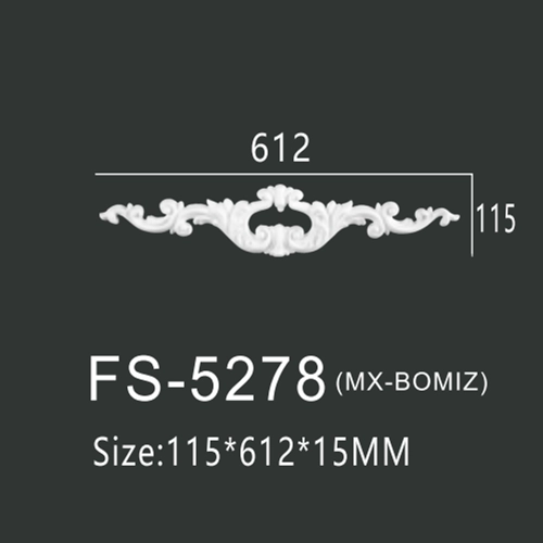 FS-5278 PU decorative ornament for wall and ceiling decoration