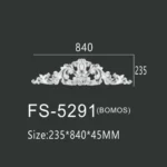FS-5291 PU decorative ornament for wall and ceiling decoration