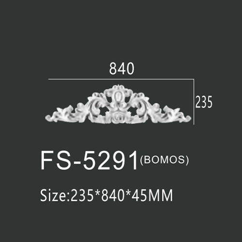 FS-5291 PU decorative ornament for wall and ceiling decoration