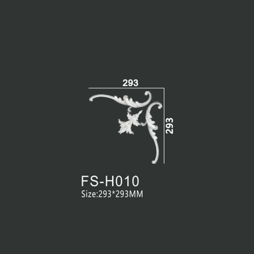 FS-H010 PU combination corner ornament for wall frame decoration