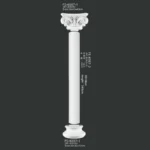 FS-K007-1 2 3 PU Roman column for interior architectural decoration