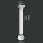 FS-K009-1 PU Roman column for interior architectural decoration