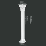 FS-K010 PU Roman column for interior architectural decoration